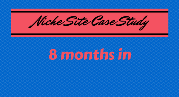 niche site case study 8 months in
