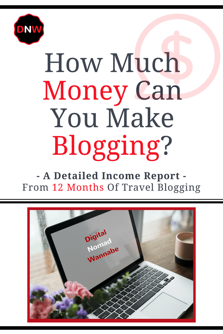 how much money can i make a month blogging