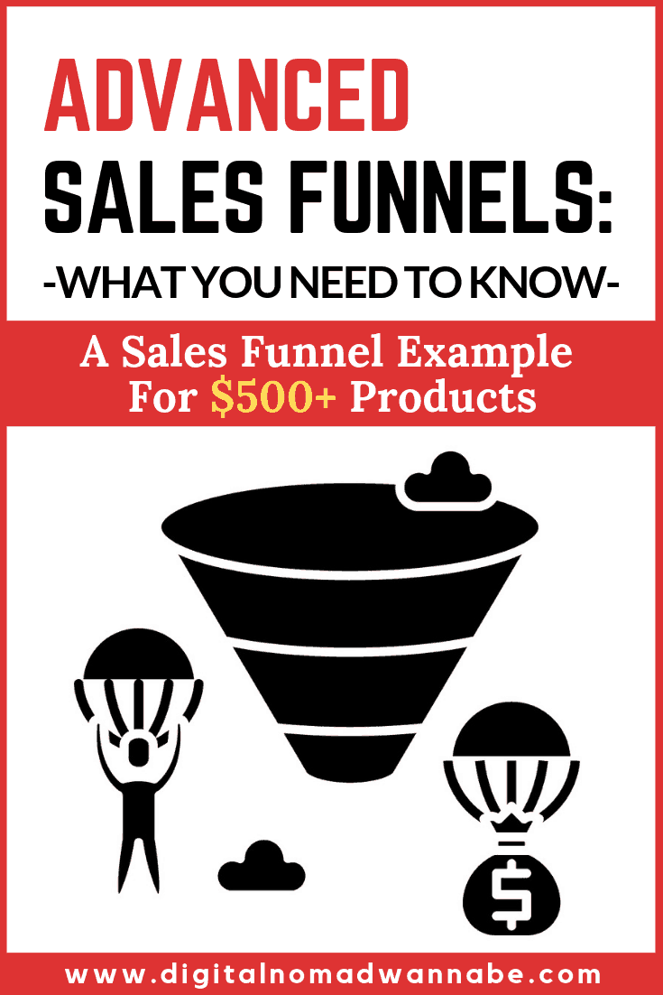 Selling higher ticketed products? Or do you want to? An advanced sales funnel can pave the gap between having a little success selling products and a lot of success. If you’re ready to get serious about sales funnels – and advance your higher ticket product sales, then come on over to this advanced tutorial on exactly that! See some great examples of successful advanced sales funnels in action! #SalesFunnels #BigTicket #Tutorial | Advanced Sales Funnel Tutorial