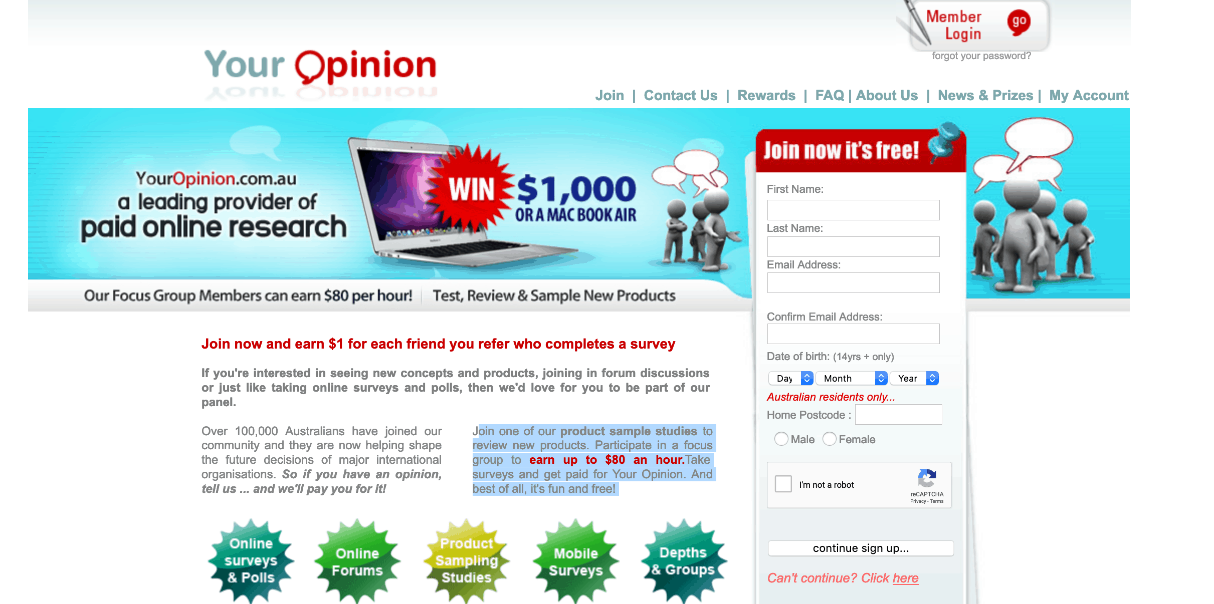 Aussie paid surveys