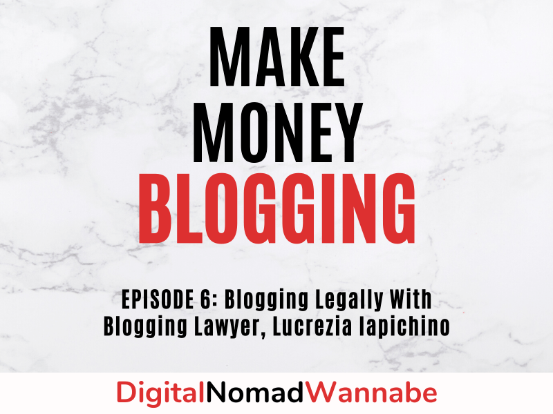 Blogging Legally With Blogging Lawyer, Lucrezia Iapichino
