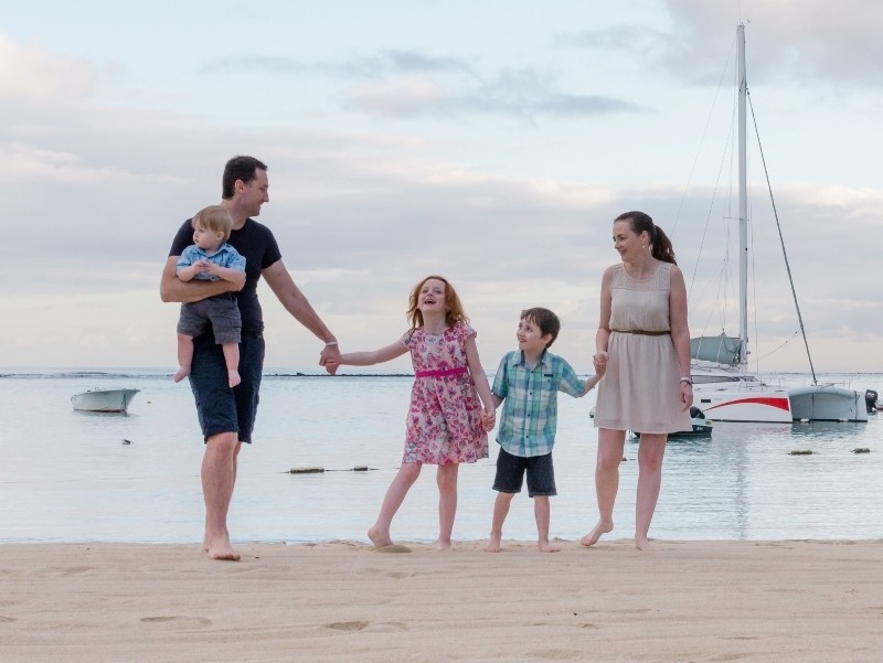 family in mauritius